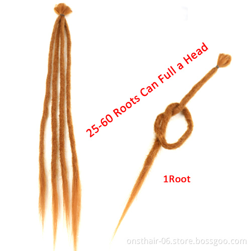 Factory wholesale Dreadlocks Synthetic Braid Hair Extension Crochet Braids Popular Handmade dread locs braiding for women